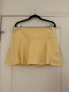 Athleta Yellow Tennis Skort